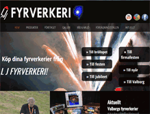 Tablet Screenshot of fyrverkeri.eu